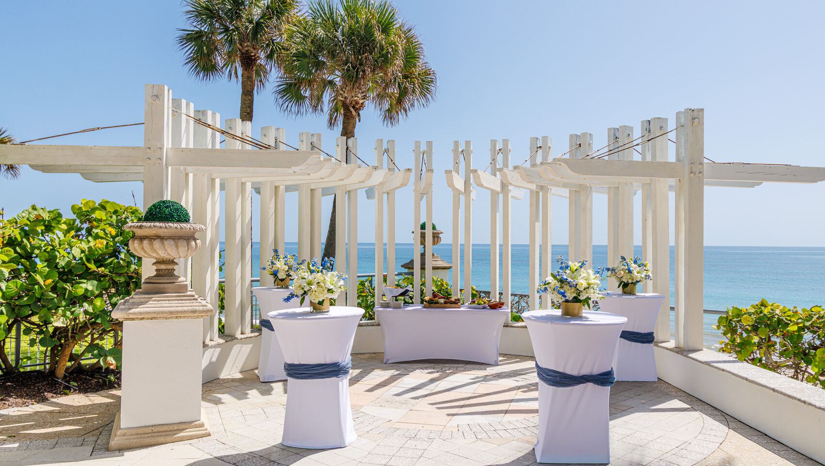 Pergola at Kimpton Vero Beach overlooking ocean