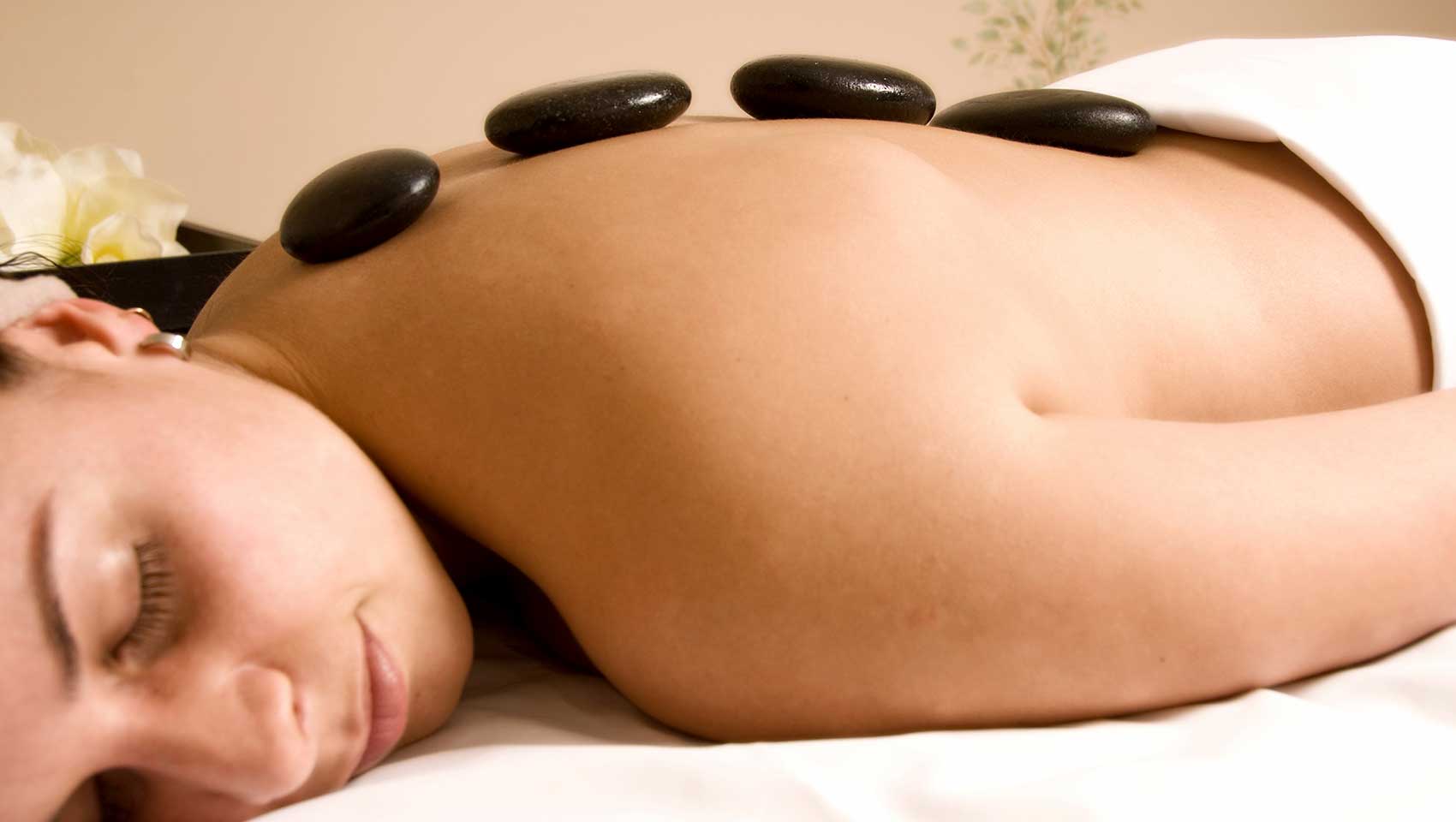 Woman getting massage